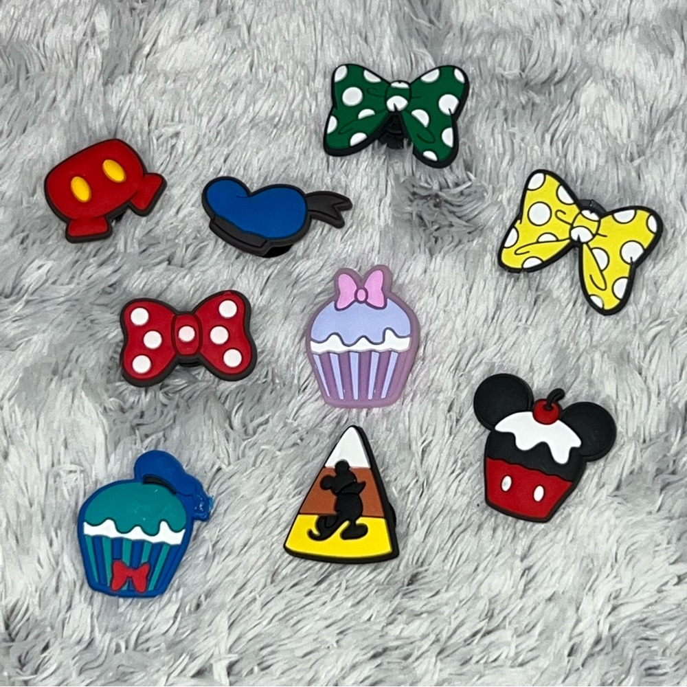 Disney Mickey Mouse Theme Charm for Crocs 9pcs